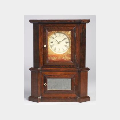 Thirty Day Rosewood Shelf Clock