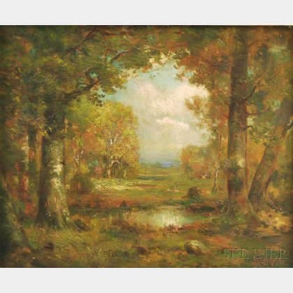 Richard Creifelds (American, 1853-1939) Autumn Landscape.