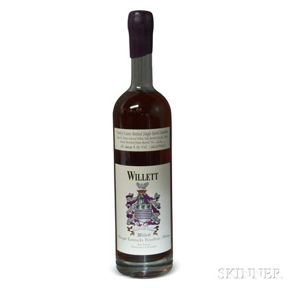 Willett Family Estate Bottled Single Barrel Bourbon 6 Years Old, 1 750ml bottle 