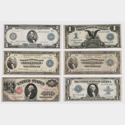 Six American Bank Notes