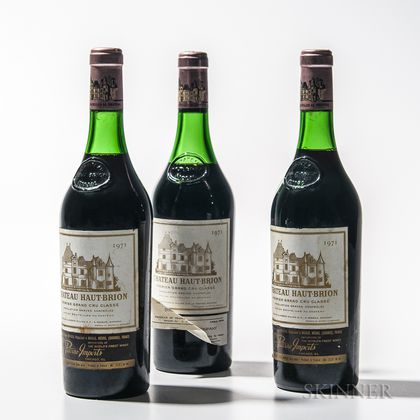 Chateau Haut Brion 1971, 3 bottles 