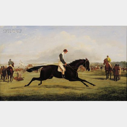 Attributed to Samuel Henry Alken [called Henry Alken, Jr.] (British, 1810-1894) Wild Dayrell, Winner of the Derby