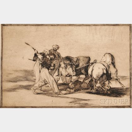 Francisco José de Goya y Lucientes (Spanish, 1746-1828) Los Moros establecidos en España