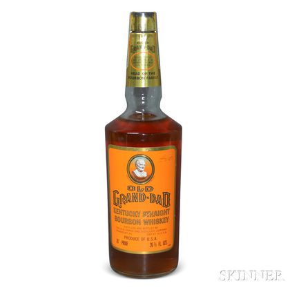 Old Grand Dad Kentucky Straight Bourbon Whiskey, 1 26 2/3oz bottle 