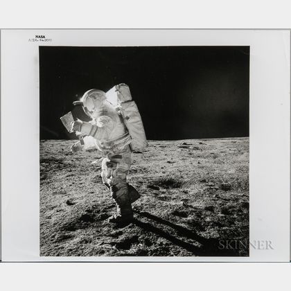 Apollo 14, Edgar Mitchell on the Moon, February 5-6, 1971.