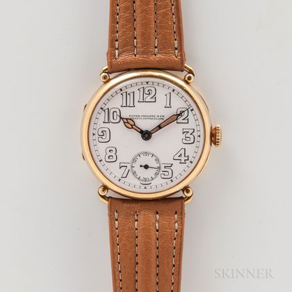 Patek Philippe & Co. 18kt Gold Trench-style Wristwatch