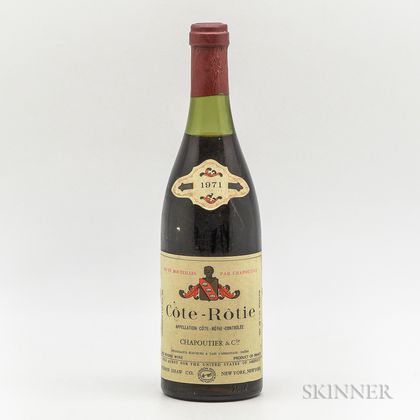 Chapoutier Cote Rotie 1971, 1 bottle 