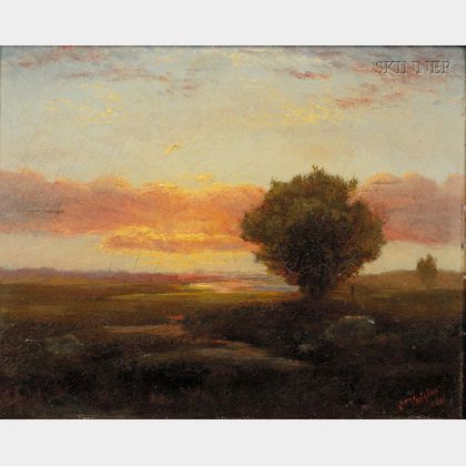 Sylvester Phelps Hodgdon (American, 1830-1906) On the Marsh/