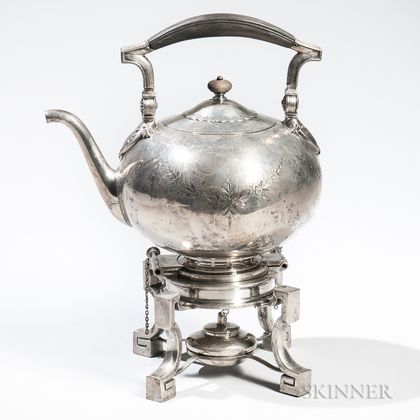 Ball, Black & Co. Sterling Silver Kettle-on-Stand