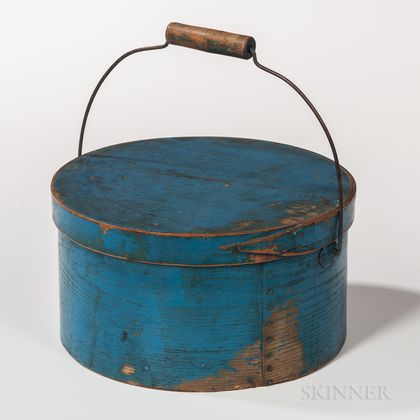 Sky Blue-painted Covered Pantry Box