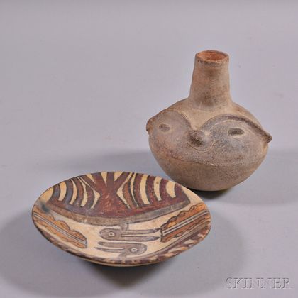 Two Pre-Columbian Pottery Items