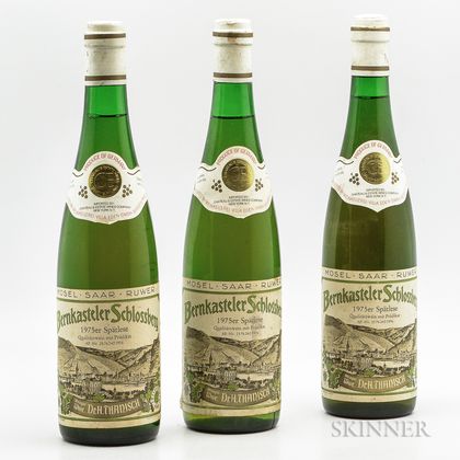 Bernkasteler Schlossberg Spatlese 1975, 3 bottles 