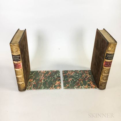 Pair of Resin Book-form Bookends