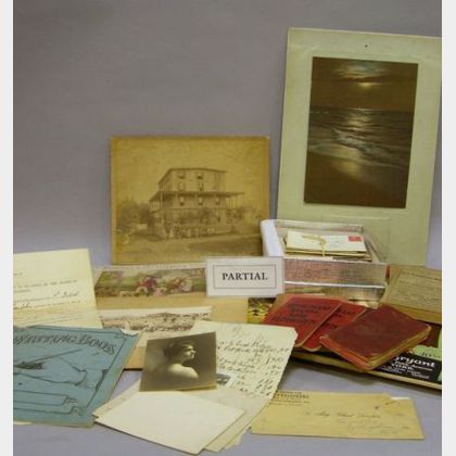 Group of 19th and 20th Century Paper and Ephemera from the Newington, New Hampshire