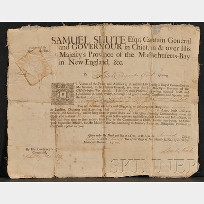 (Colonial Massachusetts),Shute, Samuel (1662-1742)
