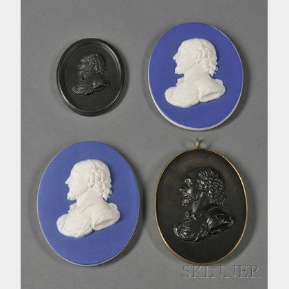 Four Wedgwood Portrait Medallions of Shakespeare