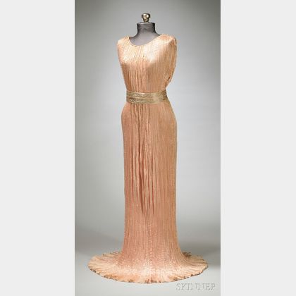 Sold at auction Mariano Fortuny Silk Pleated 