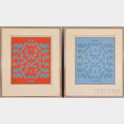 Two Framed Albert Gregory Silkscreen Prints