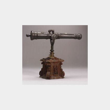 Continental Bronze Signal Cannon