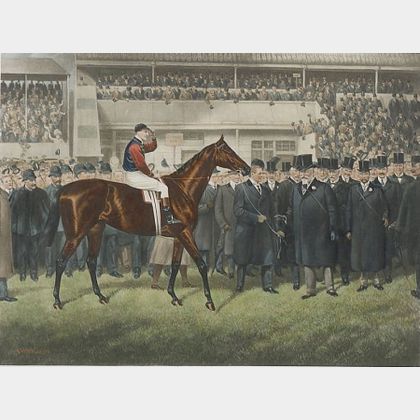 After Alfred Charles Havell (British, fl. 1855-1928) To the Winner's Circle