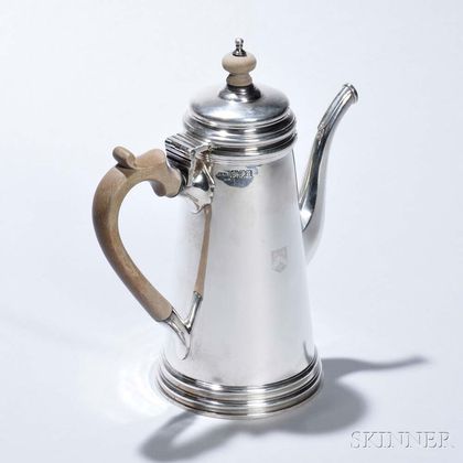 George V Sterling Silver Coffeepot