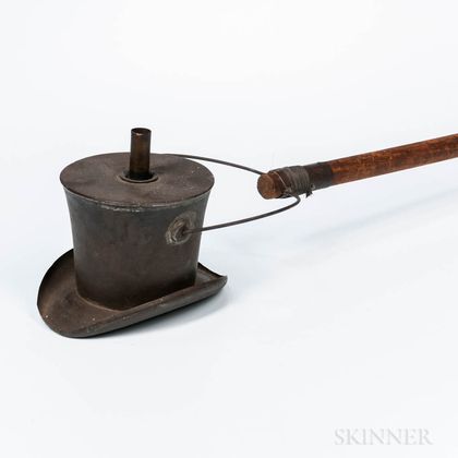 Benjamin Harrison 1888 Beaver Hat Campaign Torch