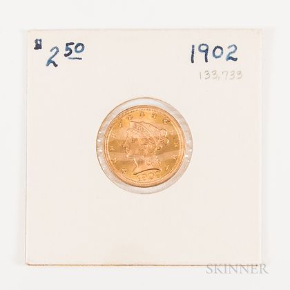 1902 $2.50 Liberty Head Gold Quarter Eagle
