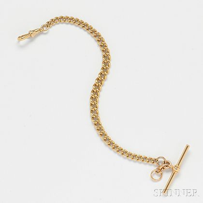 18kt Gold Watch Chain