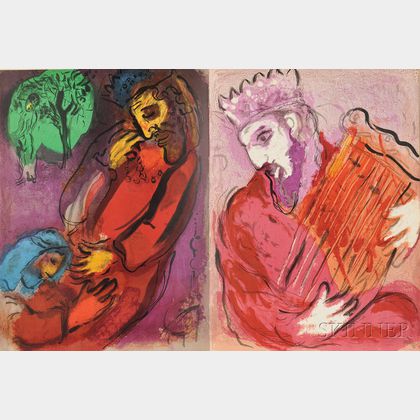 Marc Chagall (Russian/French, 1887-1985) Illustrations pour la Bible par Marc Chagall