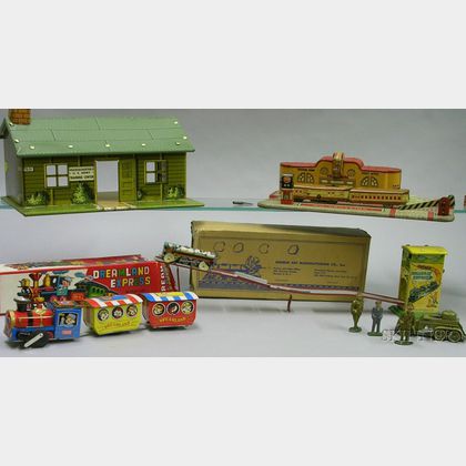 Group of Lithographed Tin Toys