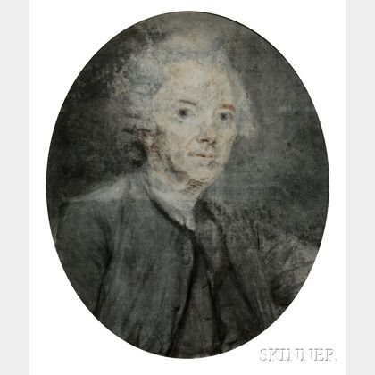 French School, 18th Century Portrait of a Man.
