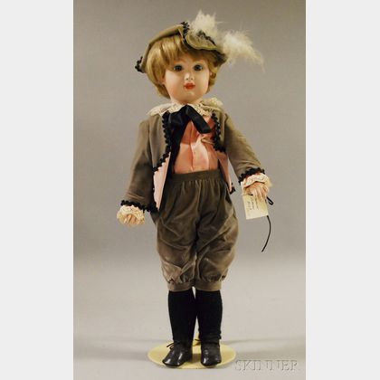 Large Reproduction Bisque Head Jumeau Doll