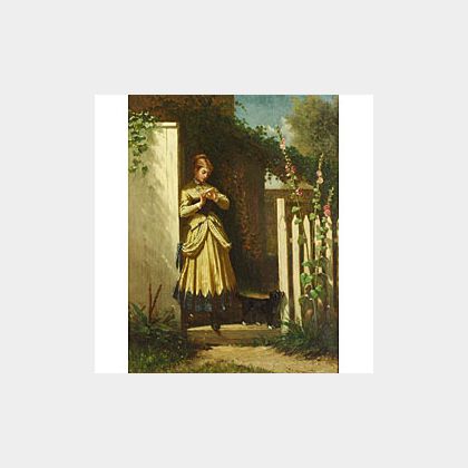 Virgil Williams (American, 1830-1886) Garden Gate, Nantucket