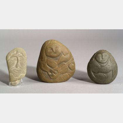 Five David Marshall Stone Carvings.