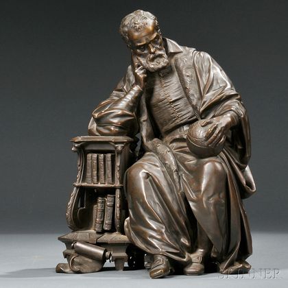 Bronze Figure of a Scholar