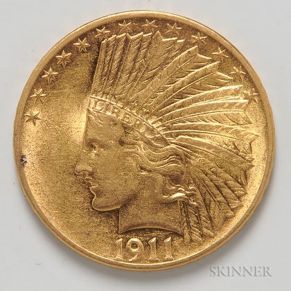 1911 $10 Indian Head Eagle