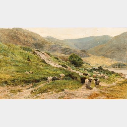 John Smart (Scottish, 1838-1899) The South Side of Loch Achray