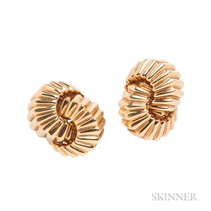 18kt Gold Earrings, Tiffany & Co.