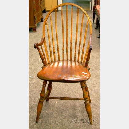 Rhode Island Windsor Applied-arm Chair. 