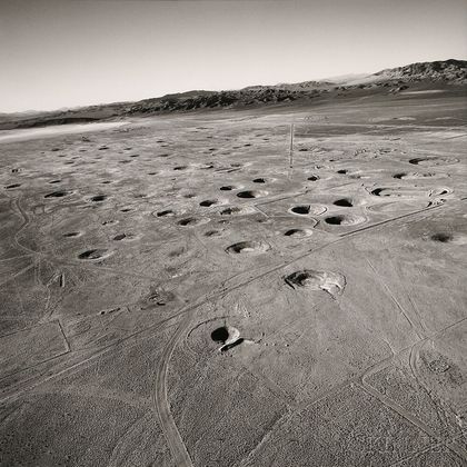 Emmet Gowin (American, b. 1941) Subsidence Craters on Yucca Flat, Nevada Test Site