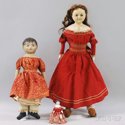 Three Miscellaneous Dolls