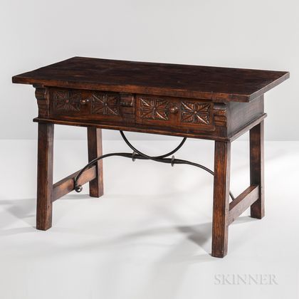 Renaissance-style Trestle Table
