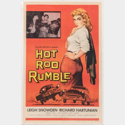 "Hot Rod Rumble" One Sheet Movie Poster