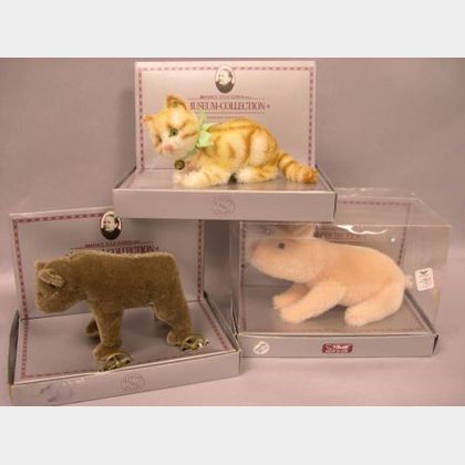 Three Steiff Boxed Museum Collection Animals