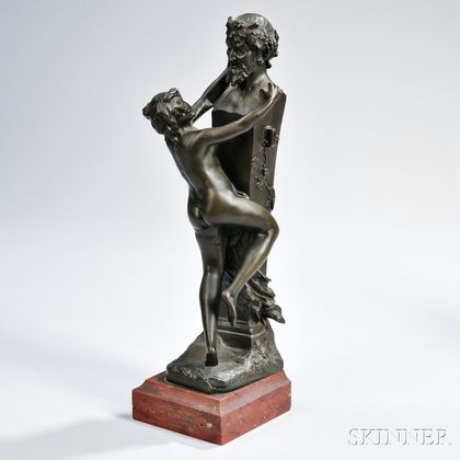 After Original By Clodion (France, 1738-1814) Bronze Nymph