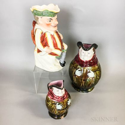 Three English Ceramic Toby Jugs