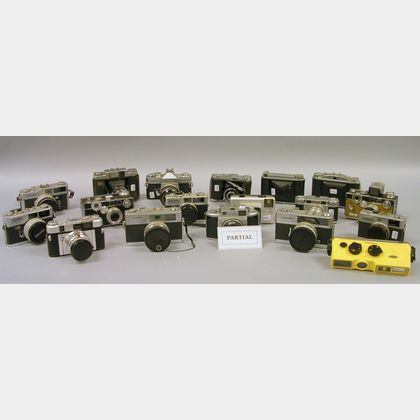 Large Group of Mixed Cameras