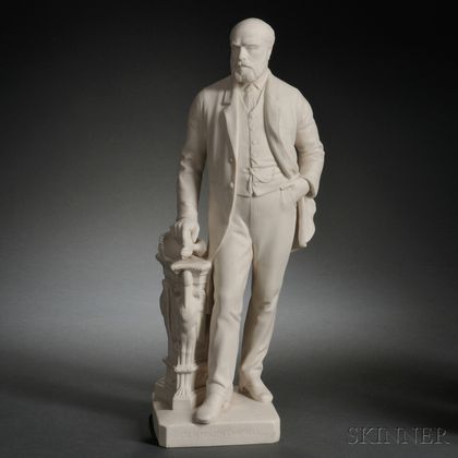 Mintons Parian Figure of Colin Minton Campbell