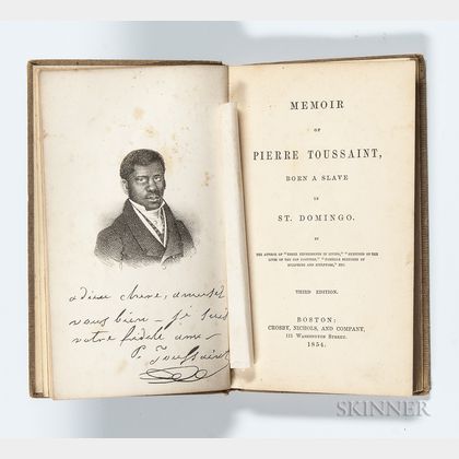 Memoir of Pierre Toussaint Born a Slave in St. Domingo
