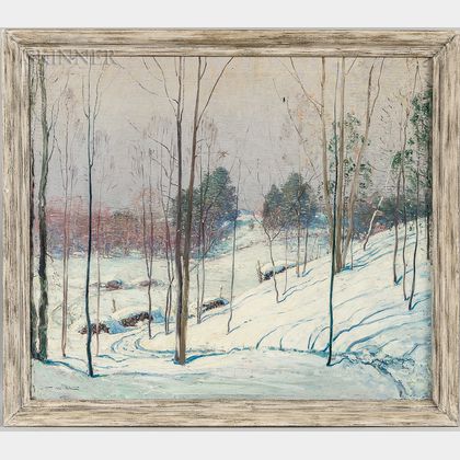 Frederick Mortimer Lamb (American, 1861-1936) Winter Landscape
